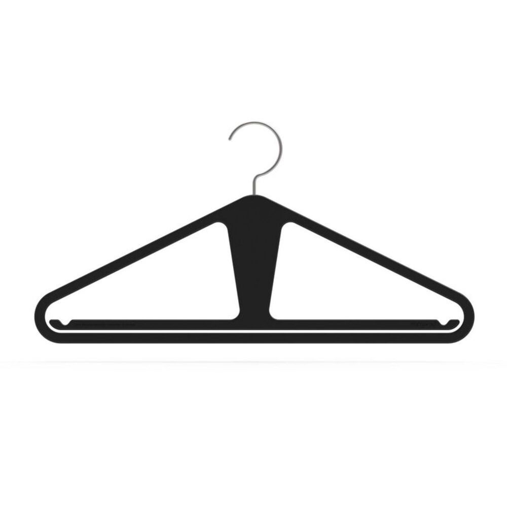 Kangaroo Hangers 50ct Slim Hangers - Black
